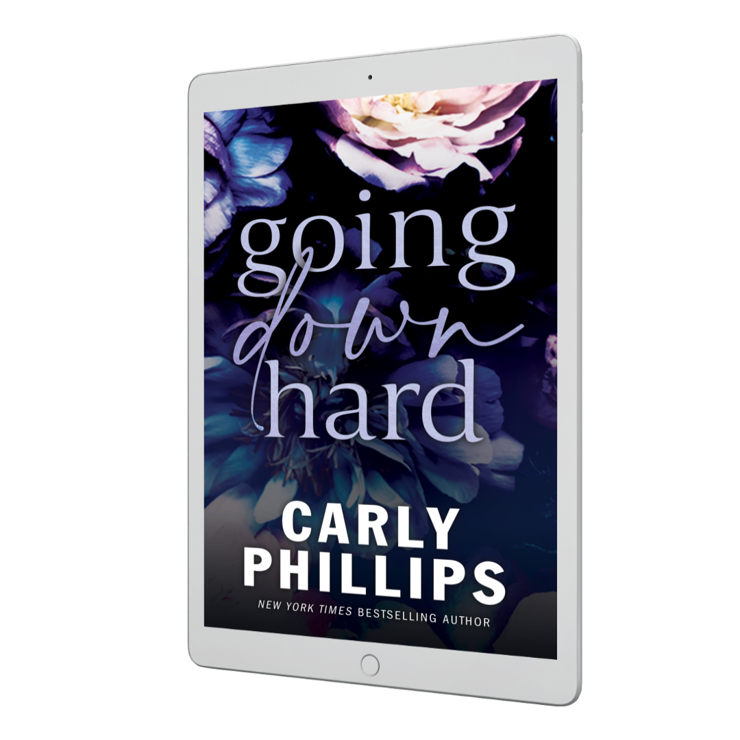 Going Down Hard billionaire romance ebook floral cover